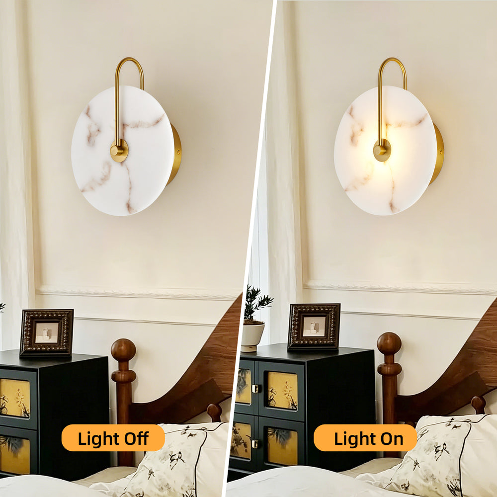 Aura Minimalist LED Wall Sconce with TRIAC Dimming