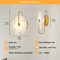 Aura Minimalist LED Wall Sconce with TRIAC Dimming