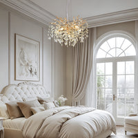24" Luxury Tree Branch Adjustable Crystal Chandelier