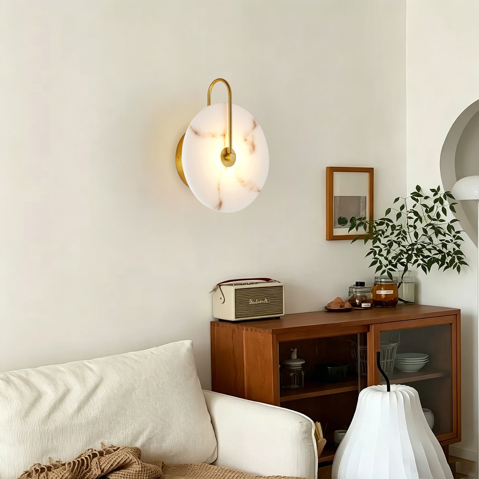 Aura Minimalist LED Wall Sconce with TRIAC Dimming